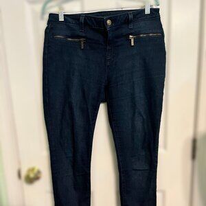 Michael Kors Zippered Front Pocket Slim Jeans Size 6